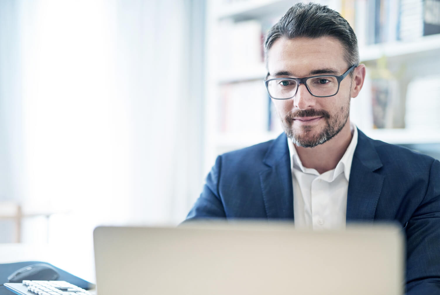 Man on a laptop