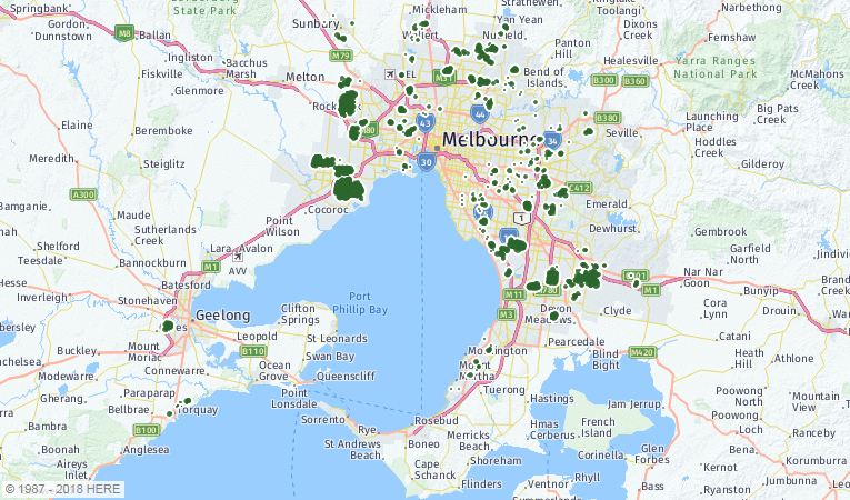 successful spenders - VIC map